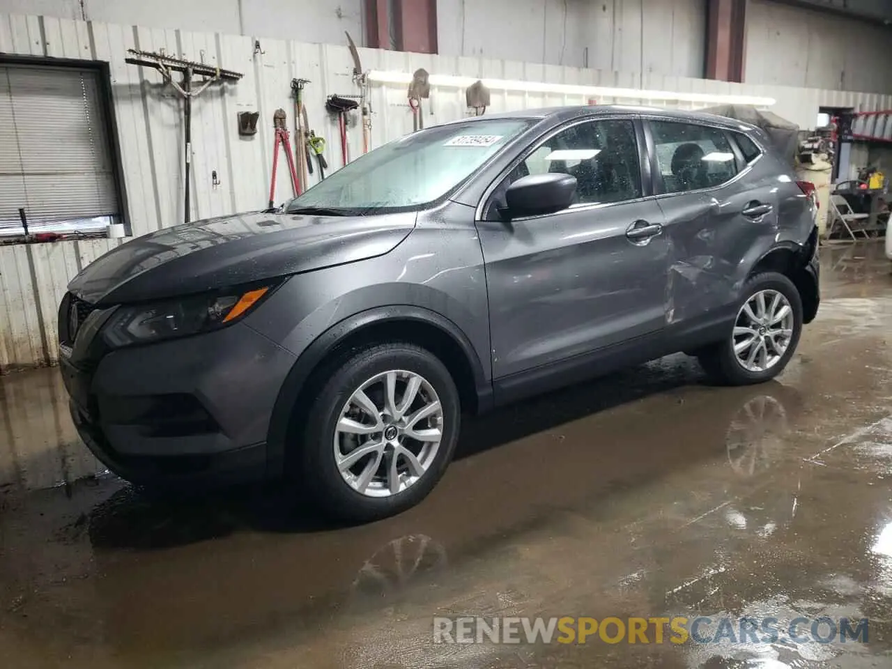 1 Photograph of a damaged car JN1BJ1AWXMW665105 NISSAN ROGUE 2021