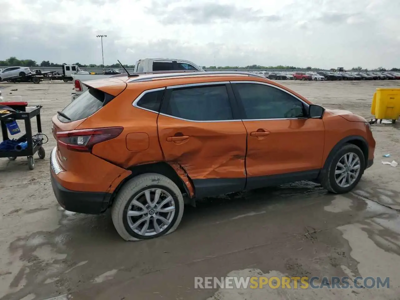 3 Photograph of a damaged car JN1BJ1BV0MW316816 NISSAN ROGUE 2021