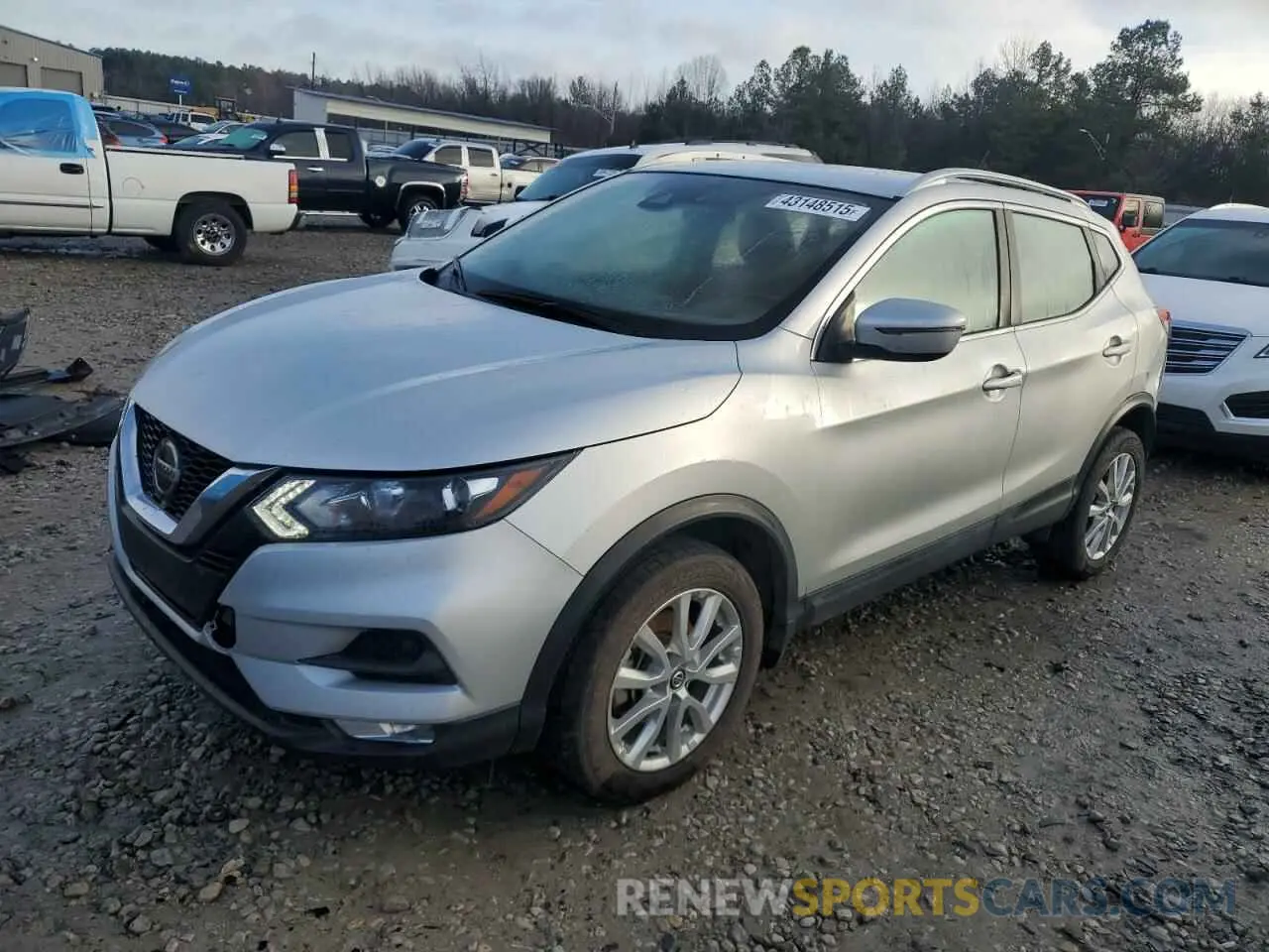 1 Photograph of a damaged car JN1BJ1BV0MW317190 NISSAN ROGUE 2021
