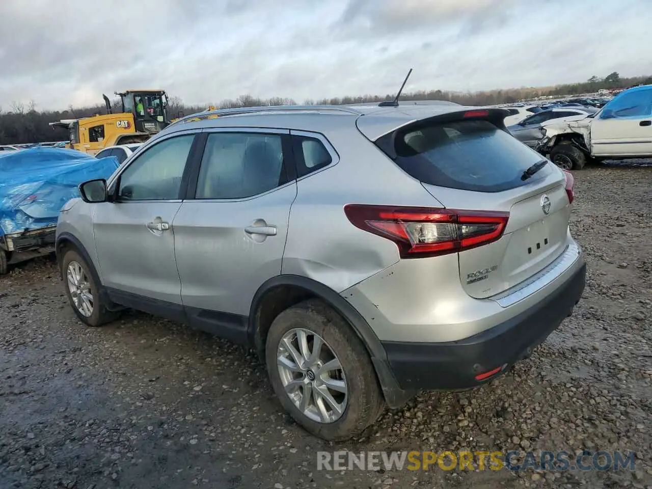 2 Photograph of a damaged car JN1BJ1BV0MW317190 NISSAN ROGUE 2021
