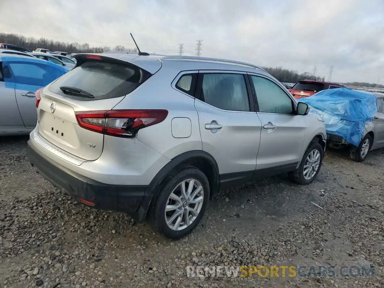 3 Photograph of a damaged car JN1BJ1BV0MW317190 NISSAN ROGUE 2021