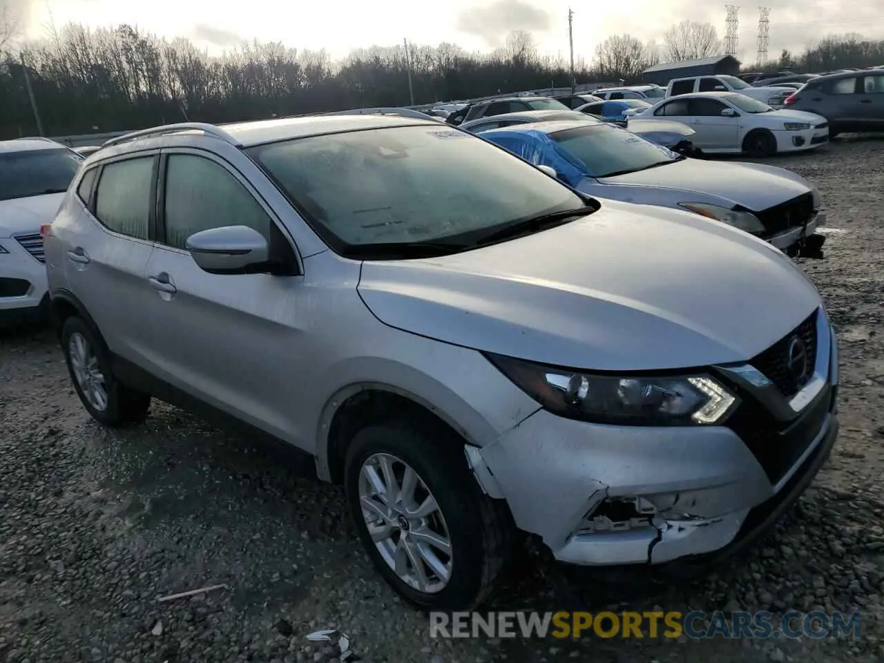 4 Photograph of a damaged car JN1BJ1BV0MW317190 NISSAN ROGUE 2021