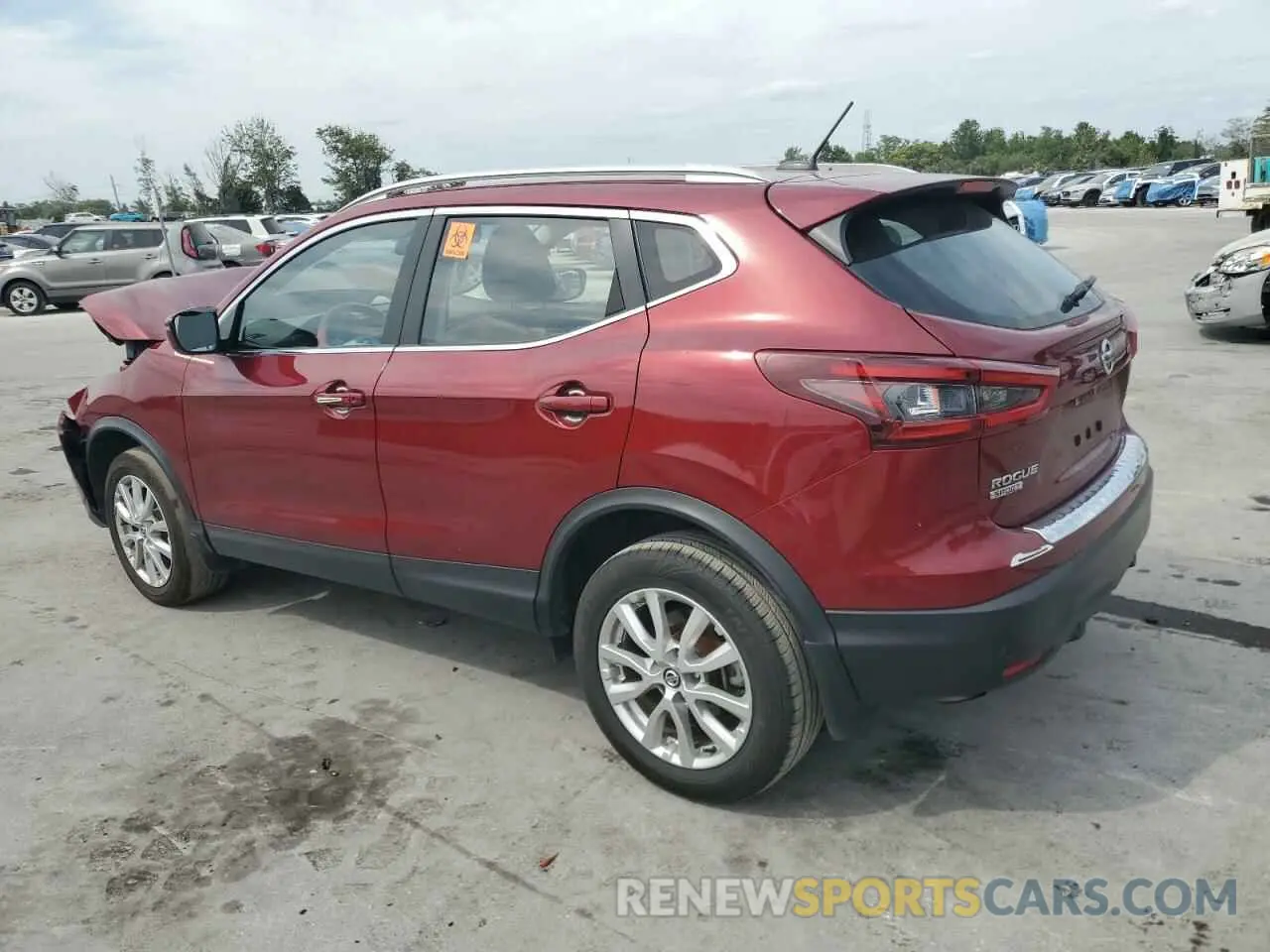 2 Photograph of a damaged car JN1BJ1BV3MW321489 NISSAN ROGUE 2021