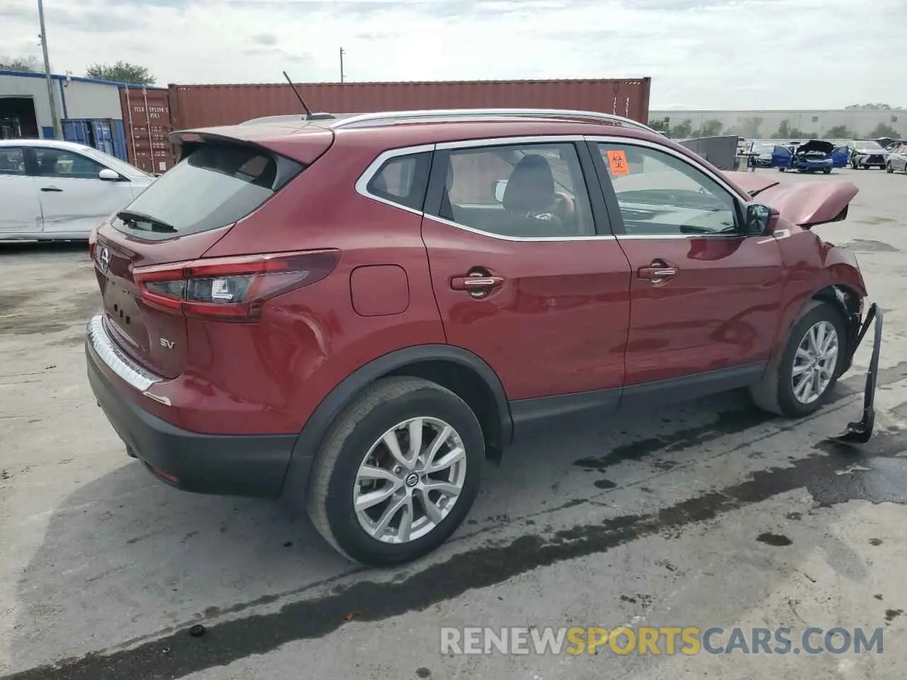 3 Photograph of a damaged car JN1BJ1BV3MW321489 NISSAN ROGUE 2021