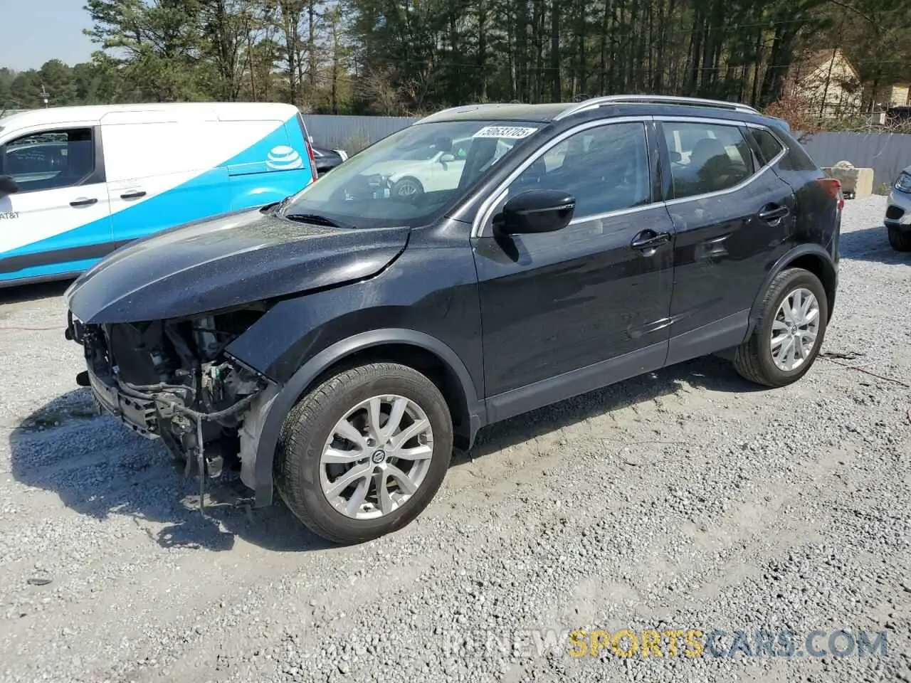 1 Photograph of a damaged car JN1BJ1BV3MW571945 NISSAN ROGUE 2021