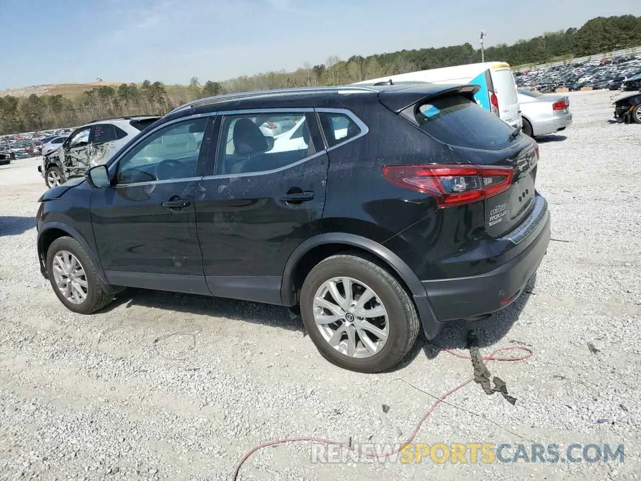 2 Photograph of a damaged car JN1BJ1BV3MW571945 NISSAN ROGUE 2021
