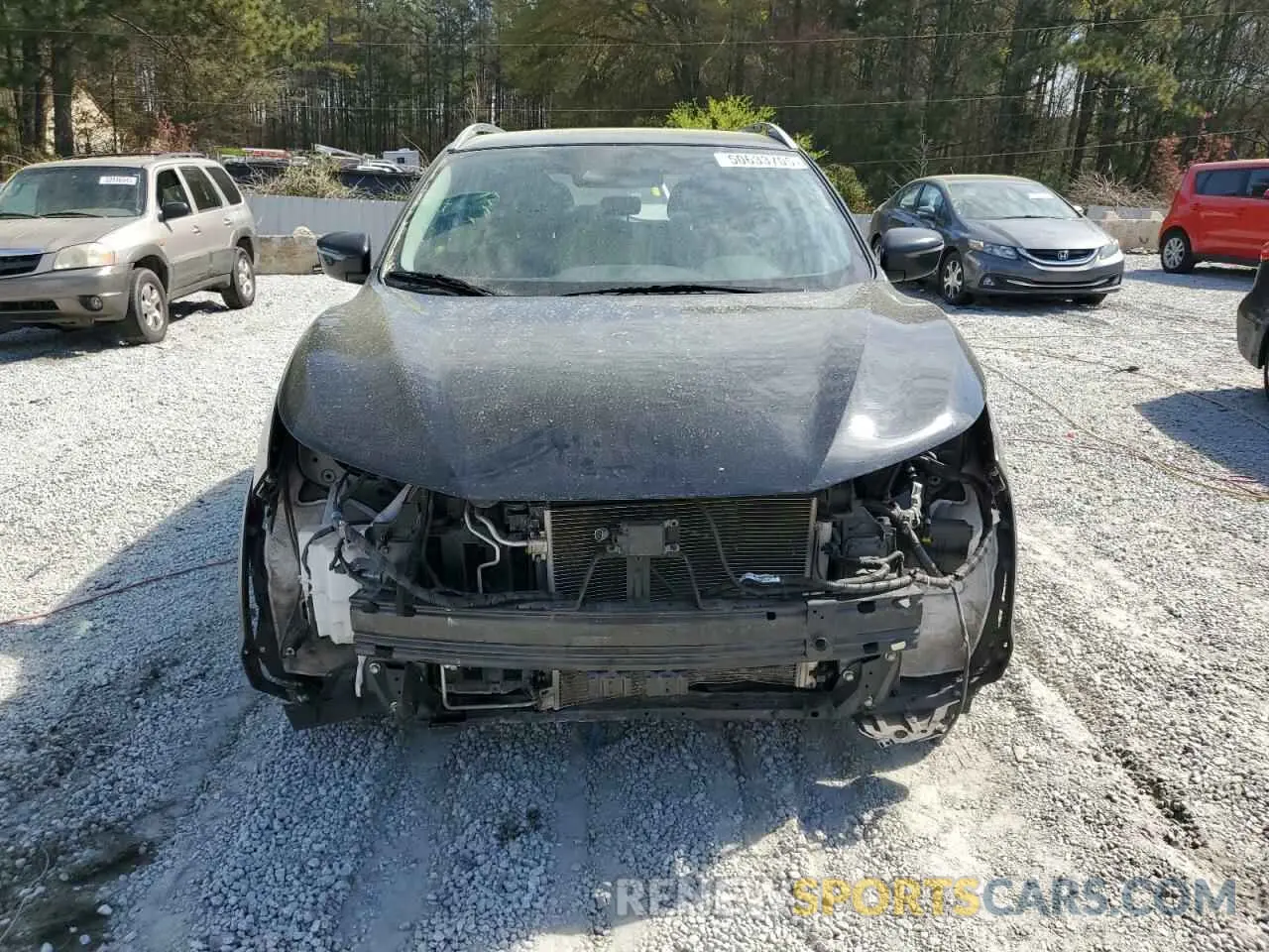5 Photograph of a damaged car JN1BJ1BV3MW571945 NISSAN ROGUE 2021