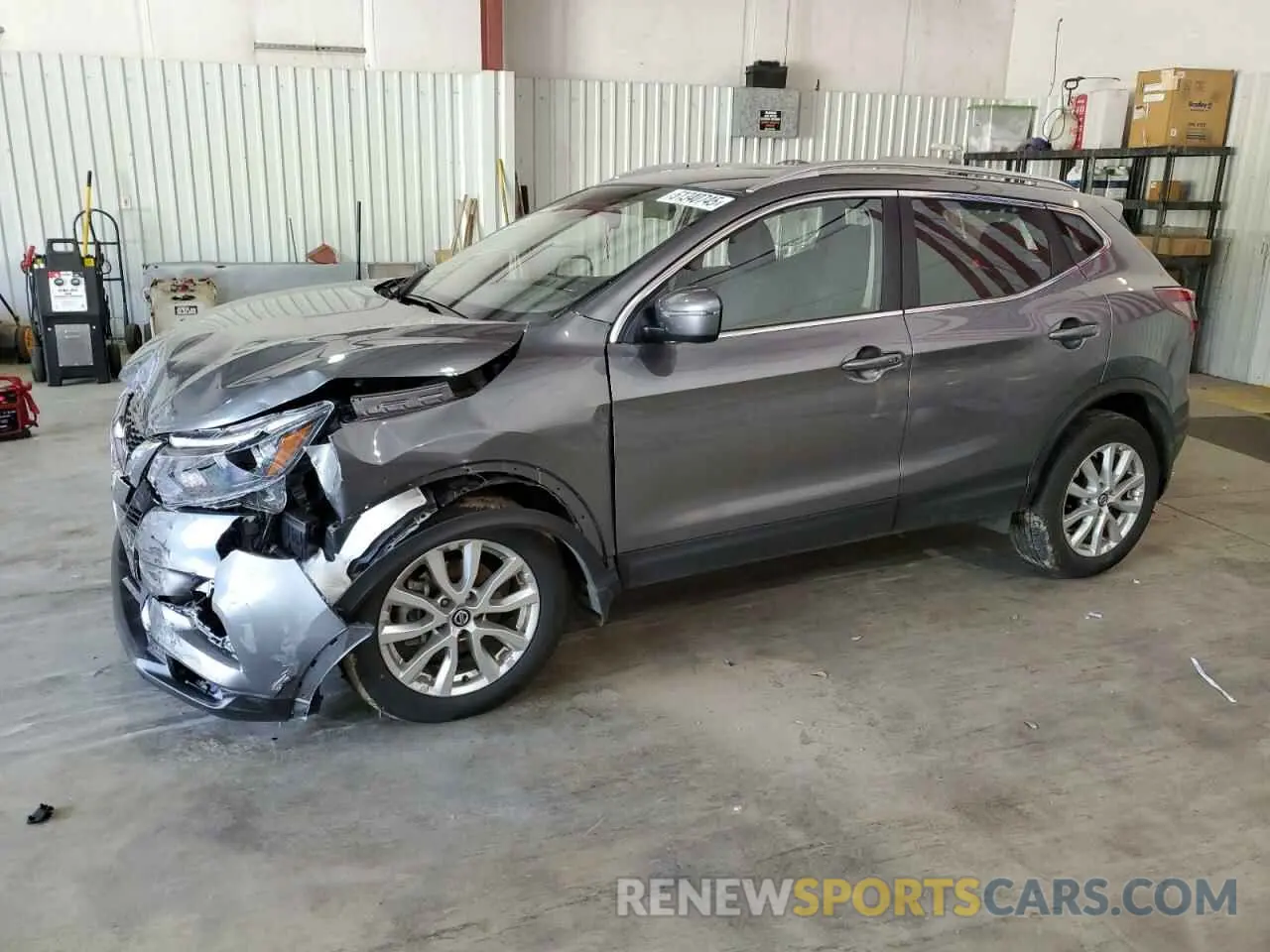 1 Photograph of a damaged car JN1BJ1BV3MW572934 NISSAN ROGUE 2021