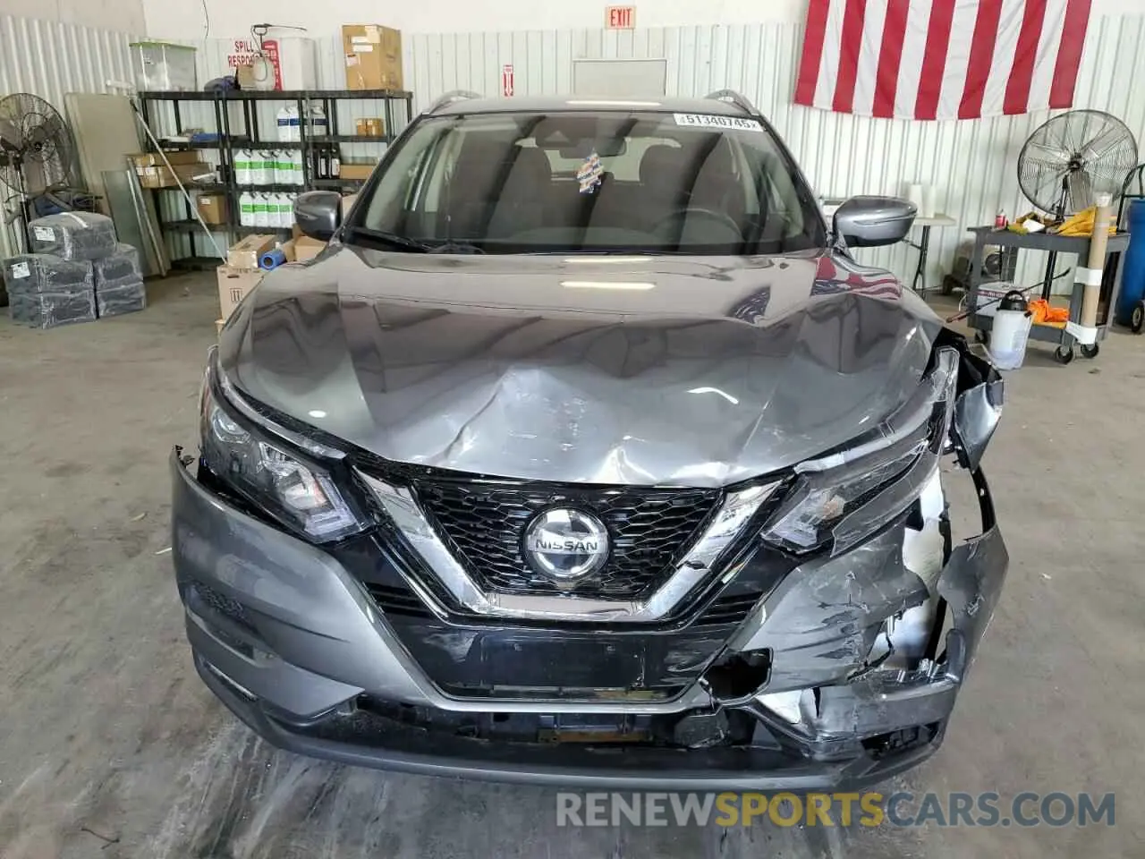 5 Photograph of a damaged car JN1BJ1BV3MW572934 NISSAN ROGUE 2021