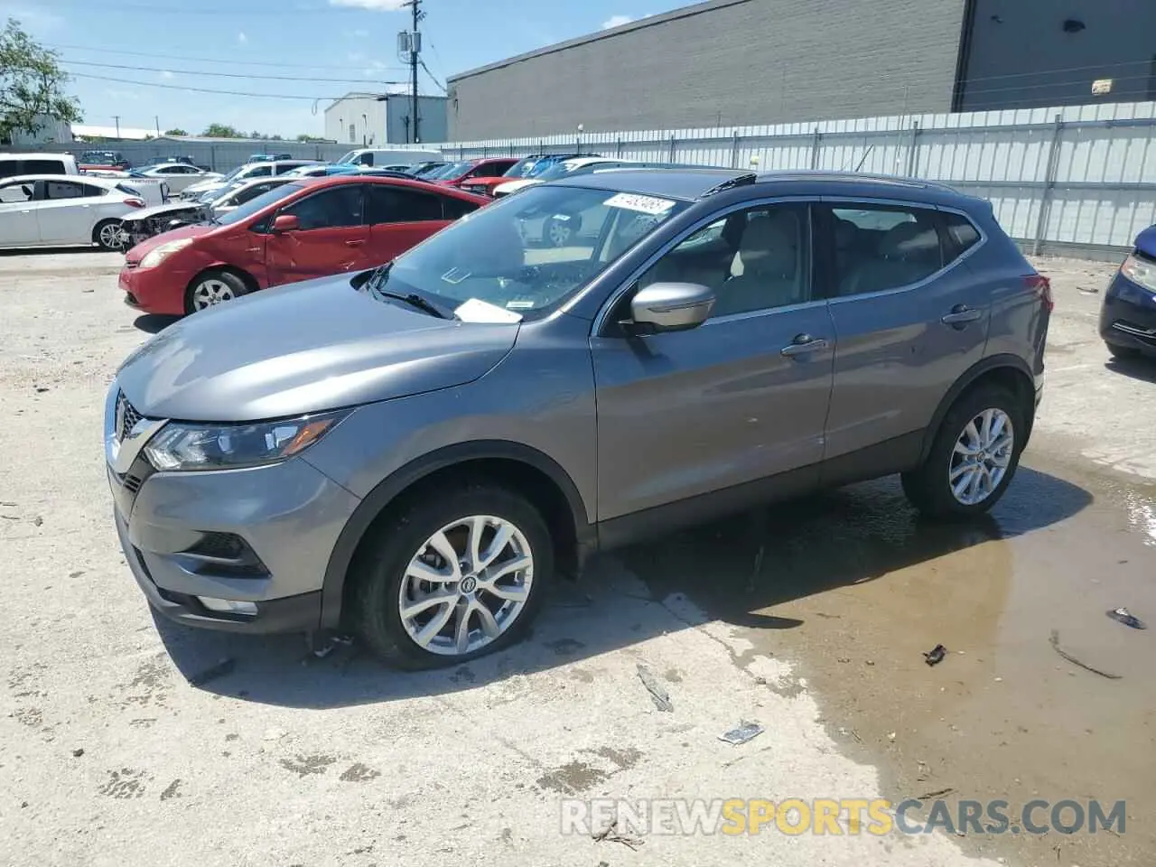 1 Photograph of a damaged car JN1BJ1BV5MW563037 NISSAN ROGUE 2021