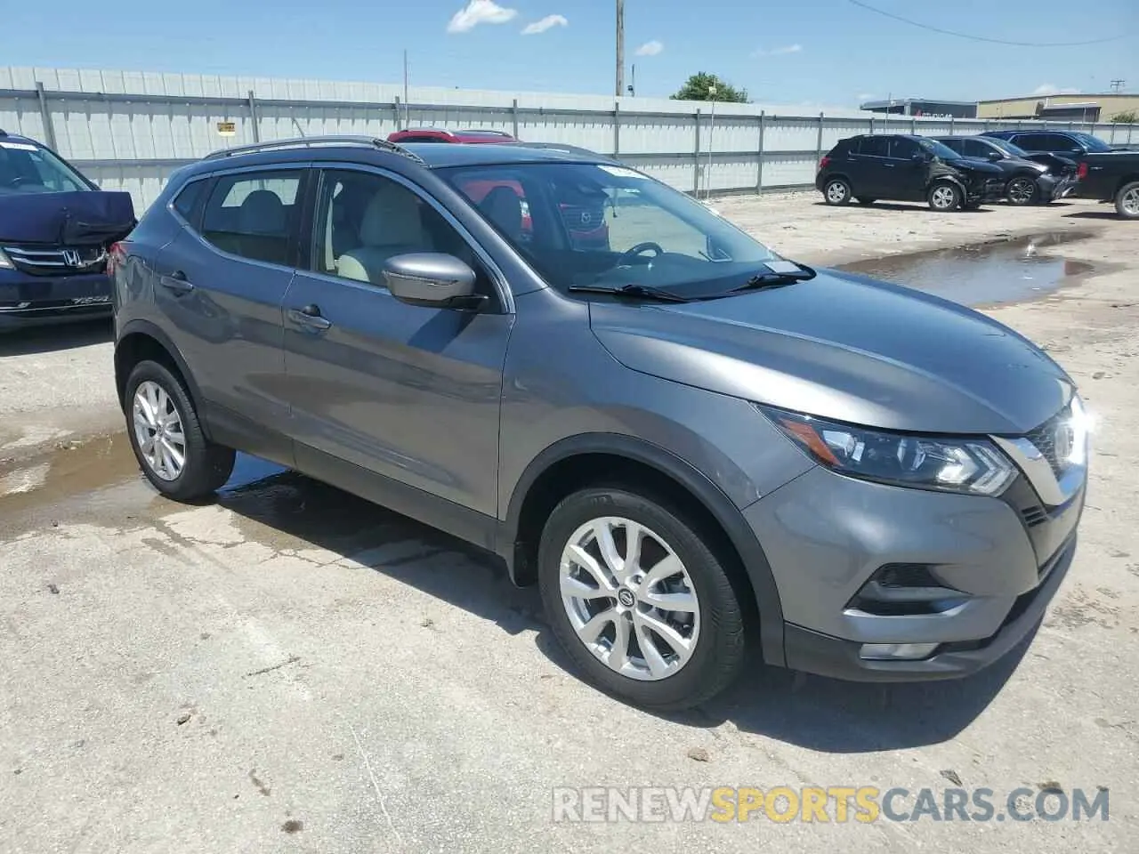 4 Photograph of a damaged car JN1BJ1BV5MW563037 NISSAN ROGUE 2021