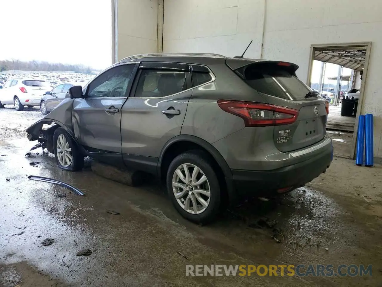 2 Photograph of a damaged car JN1BJ1BV6MW568375 NISSAN ROGUE 2021