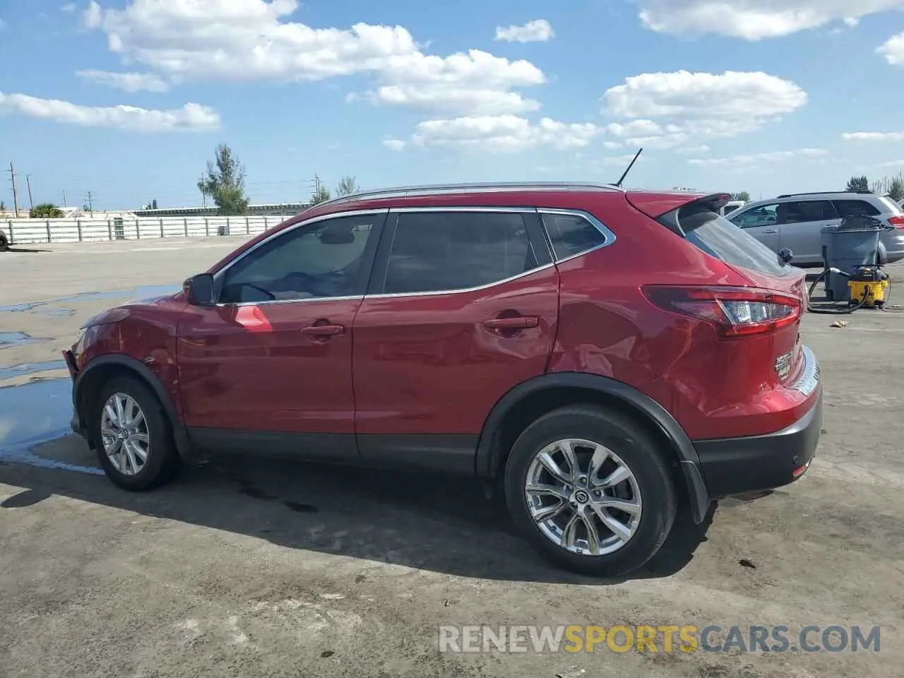 2 Photograph of a damaged car JN1BJ1BV8MW323609 NISSAN ROGUE 2021