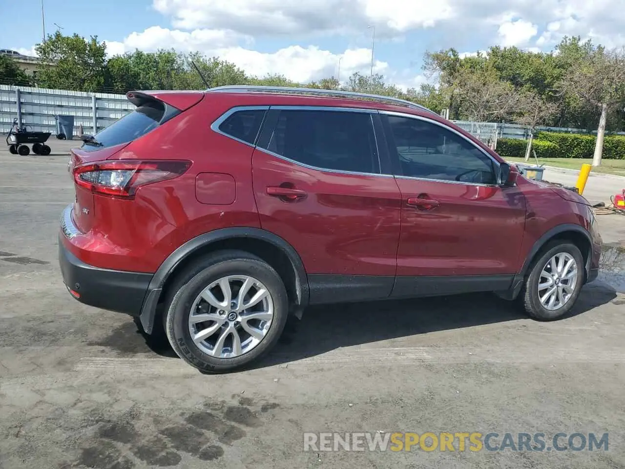 3 Photograph of a damaged car JN1BJ1BV8MW323609 NISSAN ROGUE 2021