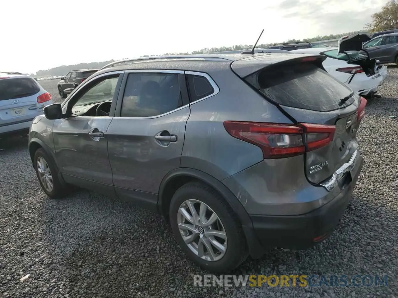 2 Photograph of a damaged car JN1BJ1BV9MW321884 NISSAN ROGUE 2021