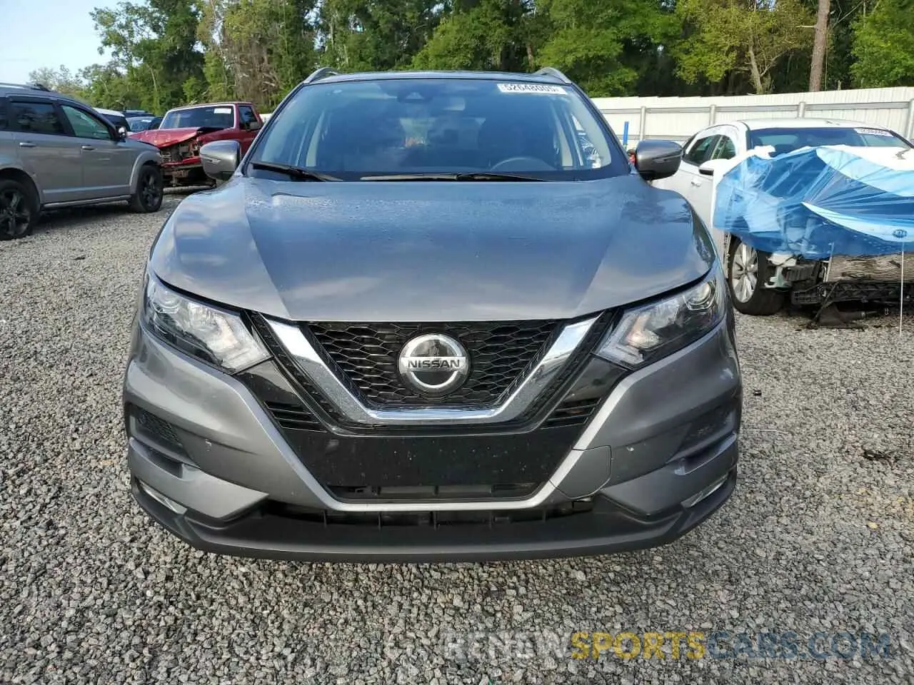 5 Photograph of a damaged car JN1BJ1BV9MW321884 NISSAN ROGUE 2021