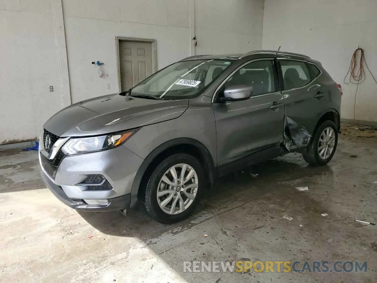 1 Photograph of a damaged car JN1BJ1BV9MW567589 NISSAN ROGUE 2021