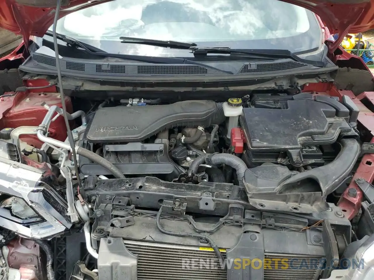 12 Photograph of a damaged car JN1BJ1BVXMW312191 NISSAN ROGUE 2021