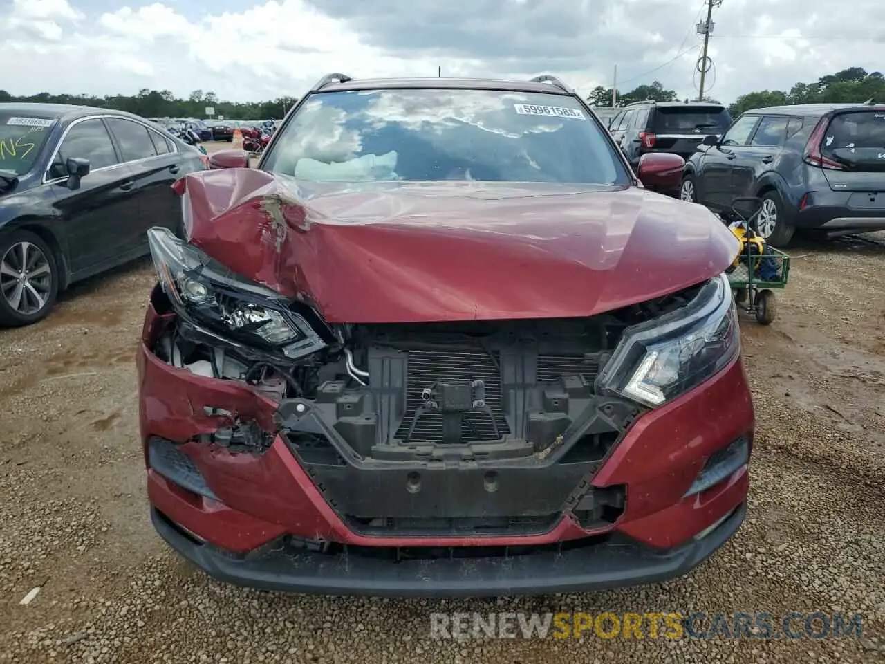 5 Photograph of a damaged car JN1BJ1BVXMW312191 NISSAN ROGUE 2021