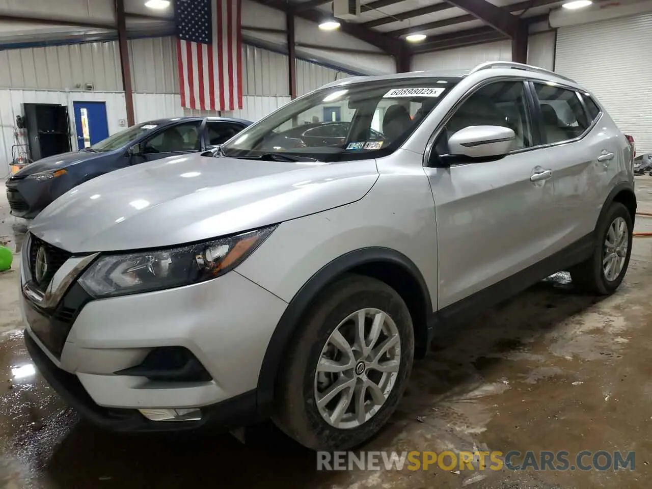 1 Photograph of a damaged car JN1BJ1BW1MW451506 NISSAN ROGUE 2021