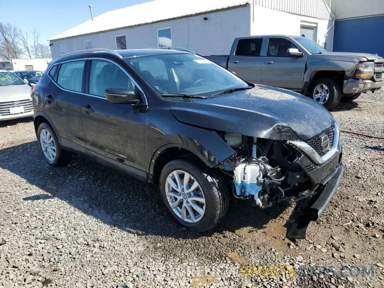 4 Photograph of a damaged car JN1BJ1BW1MW668201 NISSAN ROGUE 2021