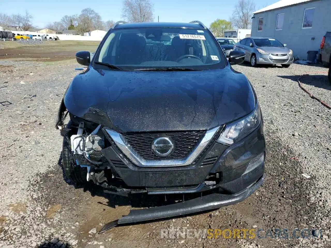 5 Photograph of a damaged car JN1BJ1BW1MW668201 NISSAN ROGUE 2021