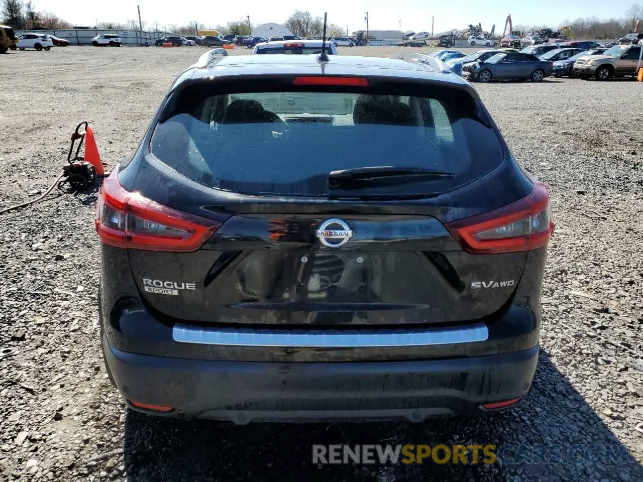 6 Photograph of a damaged car JN1BJ1BW1MW668201 NISSAN ROGUE 2021