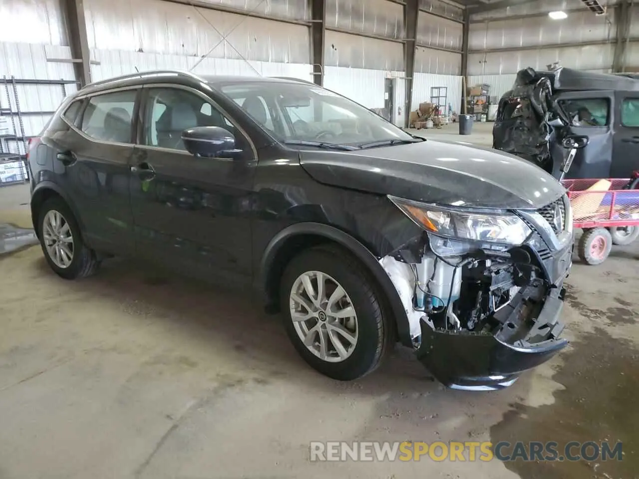 4 Photograph of a damaged car JN1BJ1BW2MW664397 NISSAN ROGUE 2021