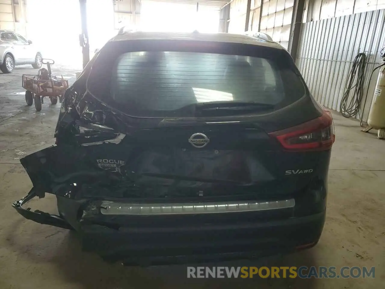 6 Photograph of a damaged car JN1BJ1BW2MW664397 NISSAN ROGUE 2021
