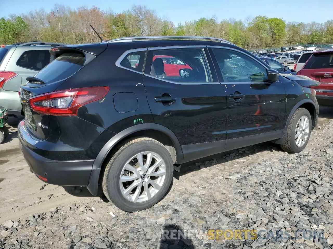 3 Photograph of a damaged car JN1BJ1BW6MW663026 NISSAN ROGUE 2021