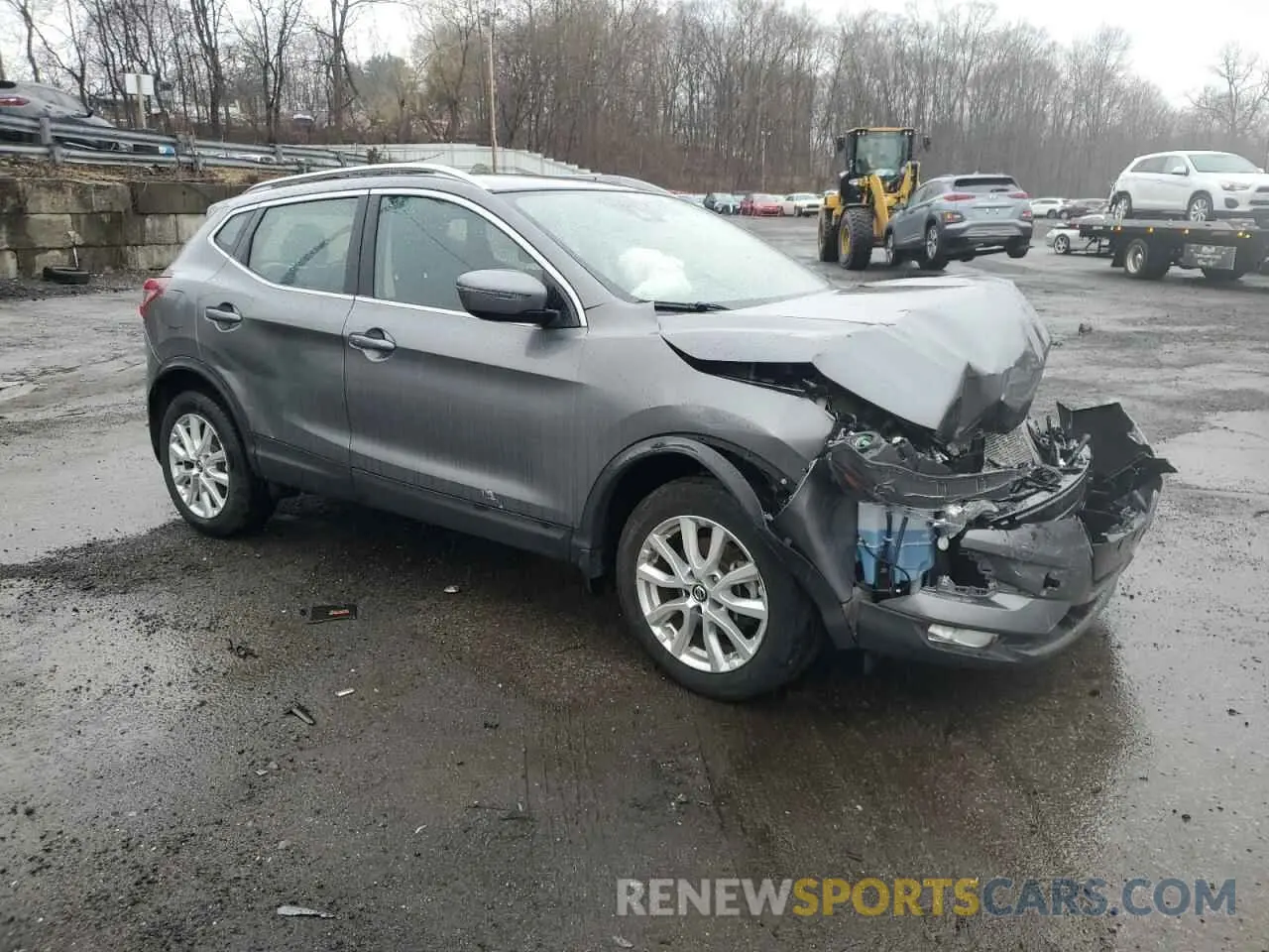 4 Photograph of a damaged car JN1BJ1BW7MW430112 NISSAN ROGUE 2021