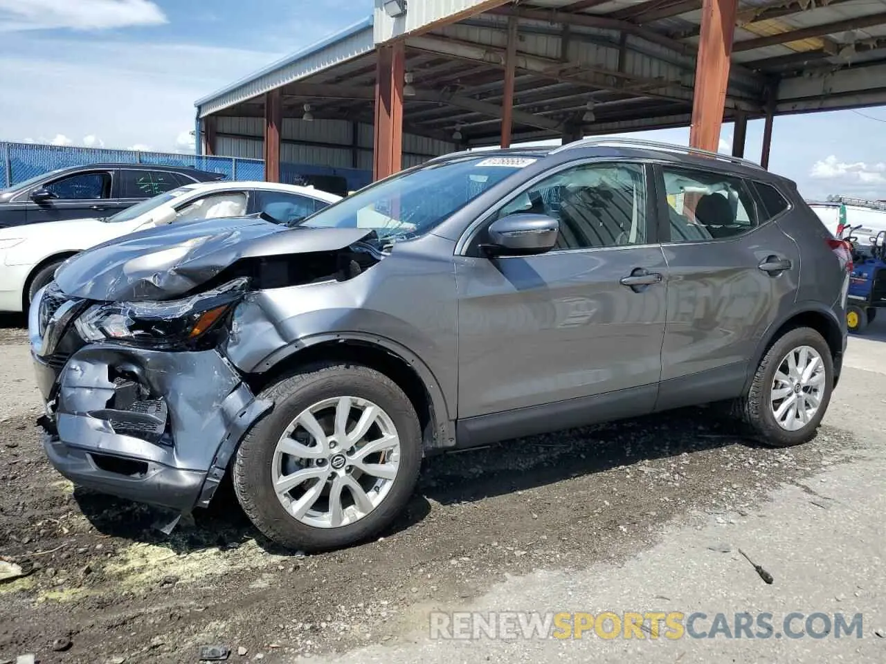 1 Photograph of a damaged car JN1BJ1BW7MW445760 NISSAN ROGUE 2021