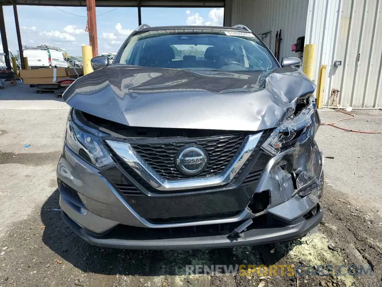 5 Photograph of a damaged car JN1BJ1BW7MW445760 NISSAN ROGUE 2021