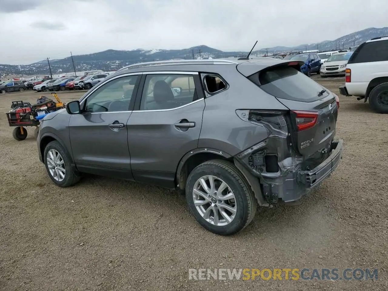 2 Photograph of a damaged car JN1BJ1BW9MW672688 NISSAN ROGUE 2021