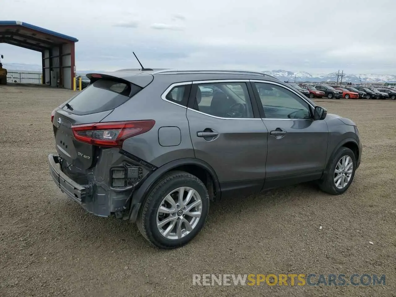 3 Photograph of a damaged car JN1BJ1BW9MW672688 NISSAN ROGUE 2021