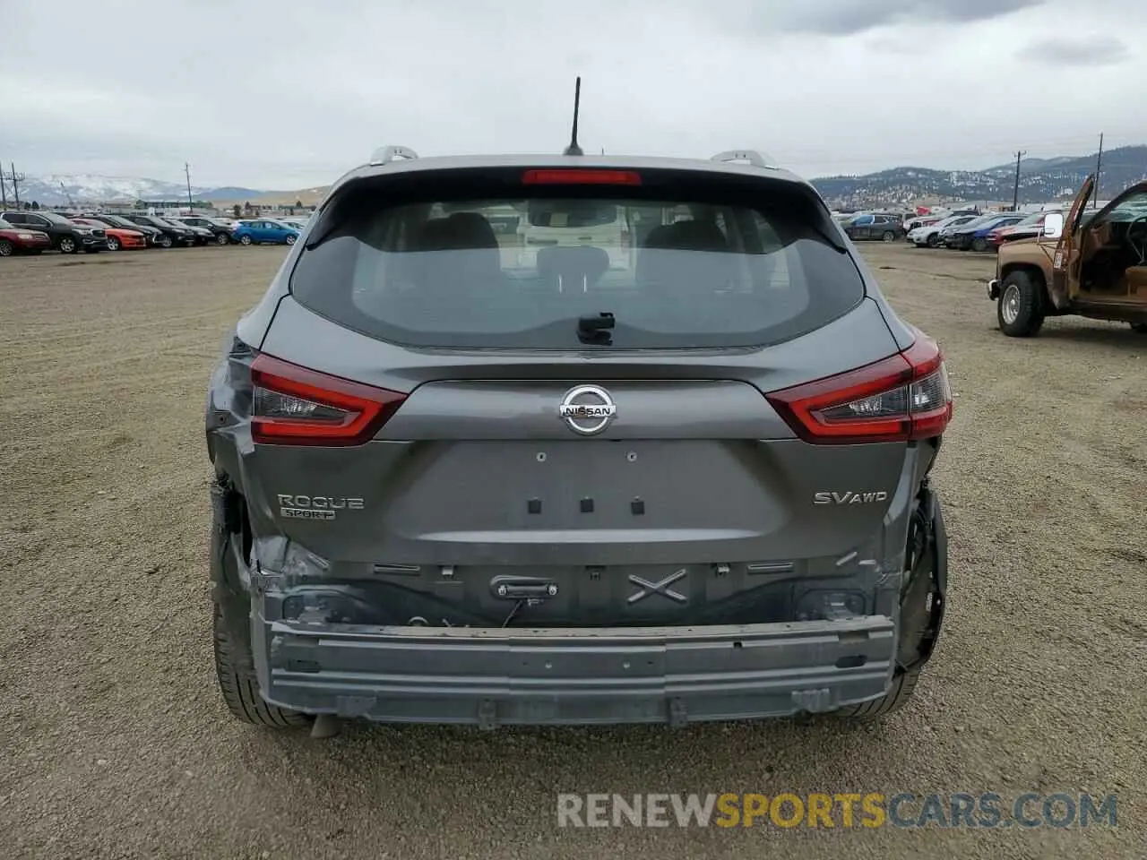 6 Photograph of a damaged car JN1BJ1BW9MW672688 NISSAN ROGUE 2021