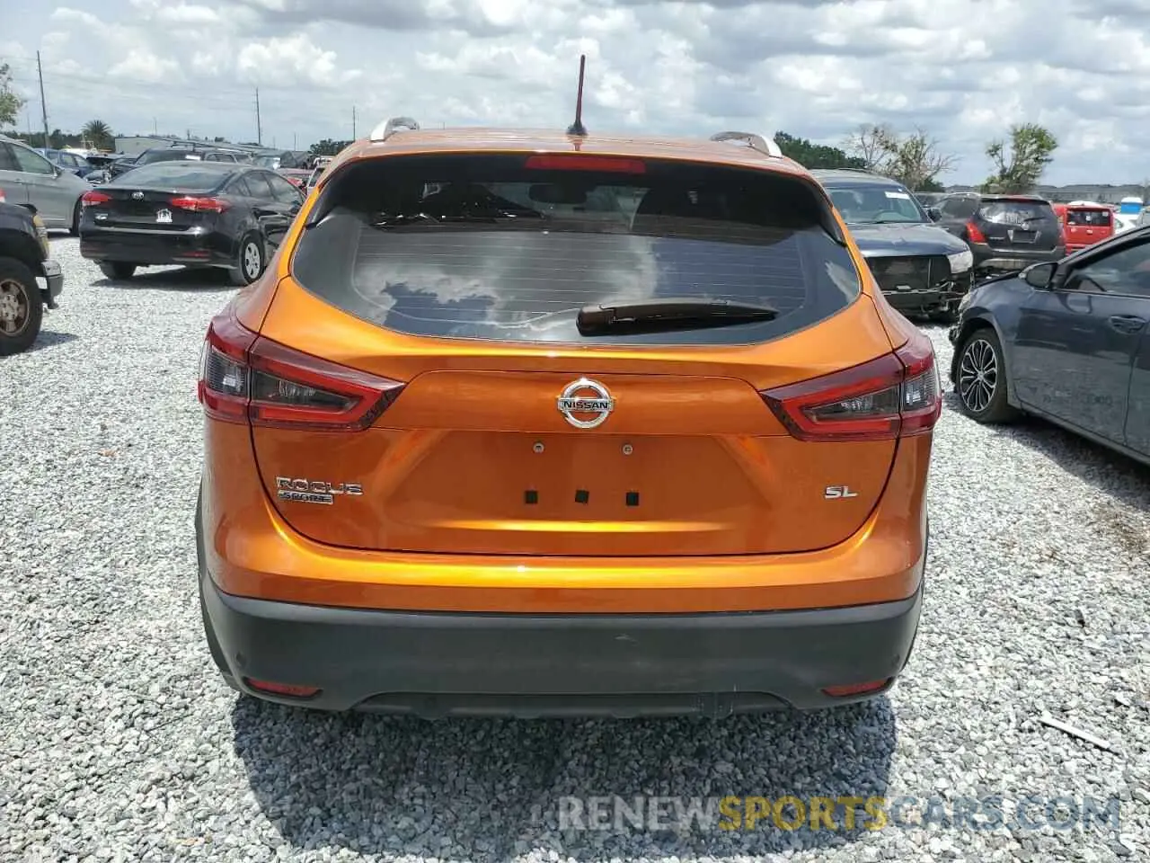 6 Photograph of a damaged car JN1BJ1CV1MW314345 NISSAN ROGUE 2021