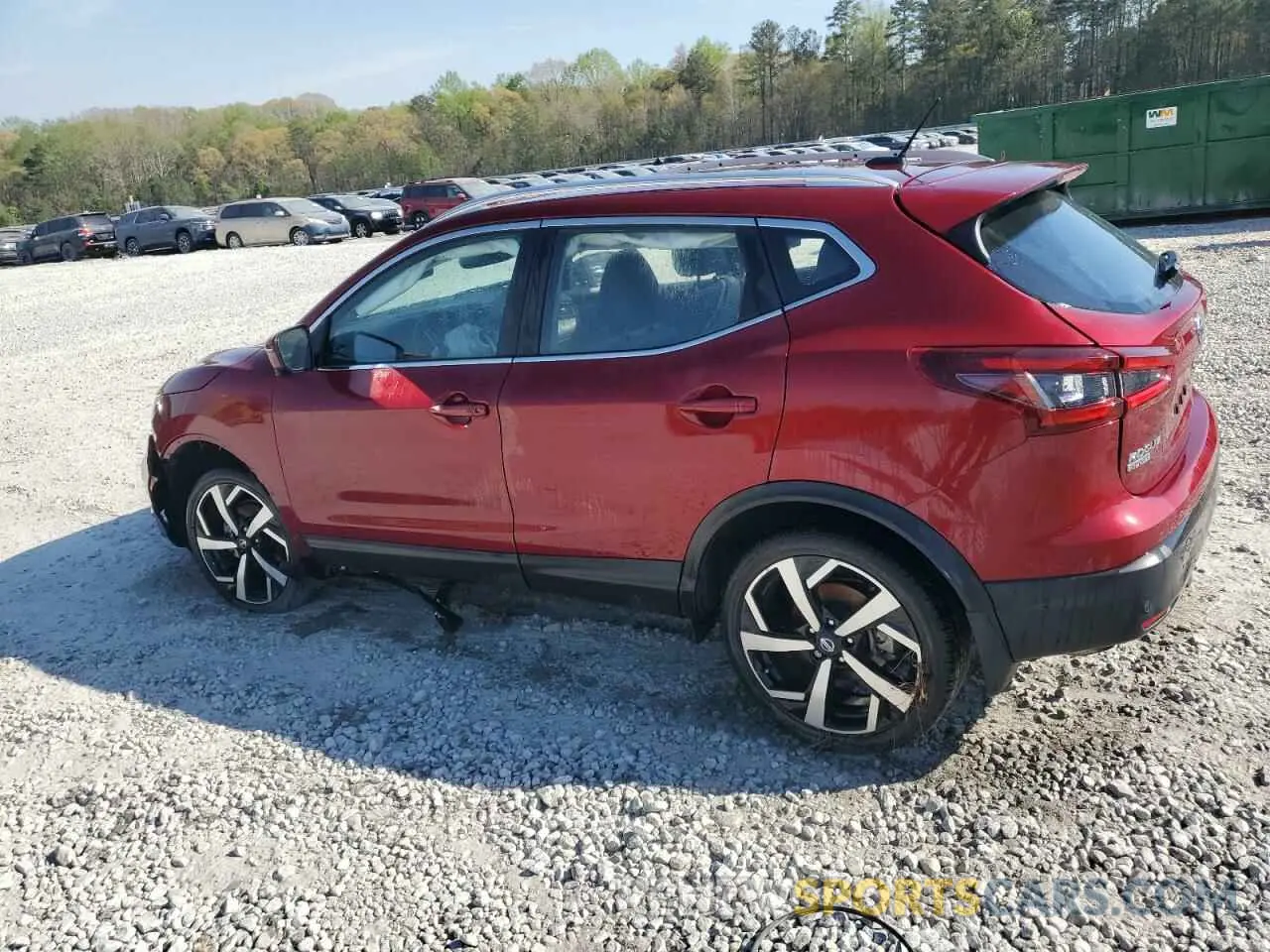 2 Photograph of a damaged car JN1BJ1CV2MW321143 NISSAN ROGUE 2021