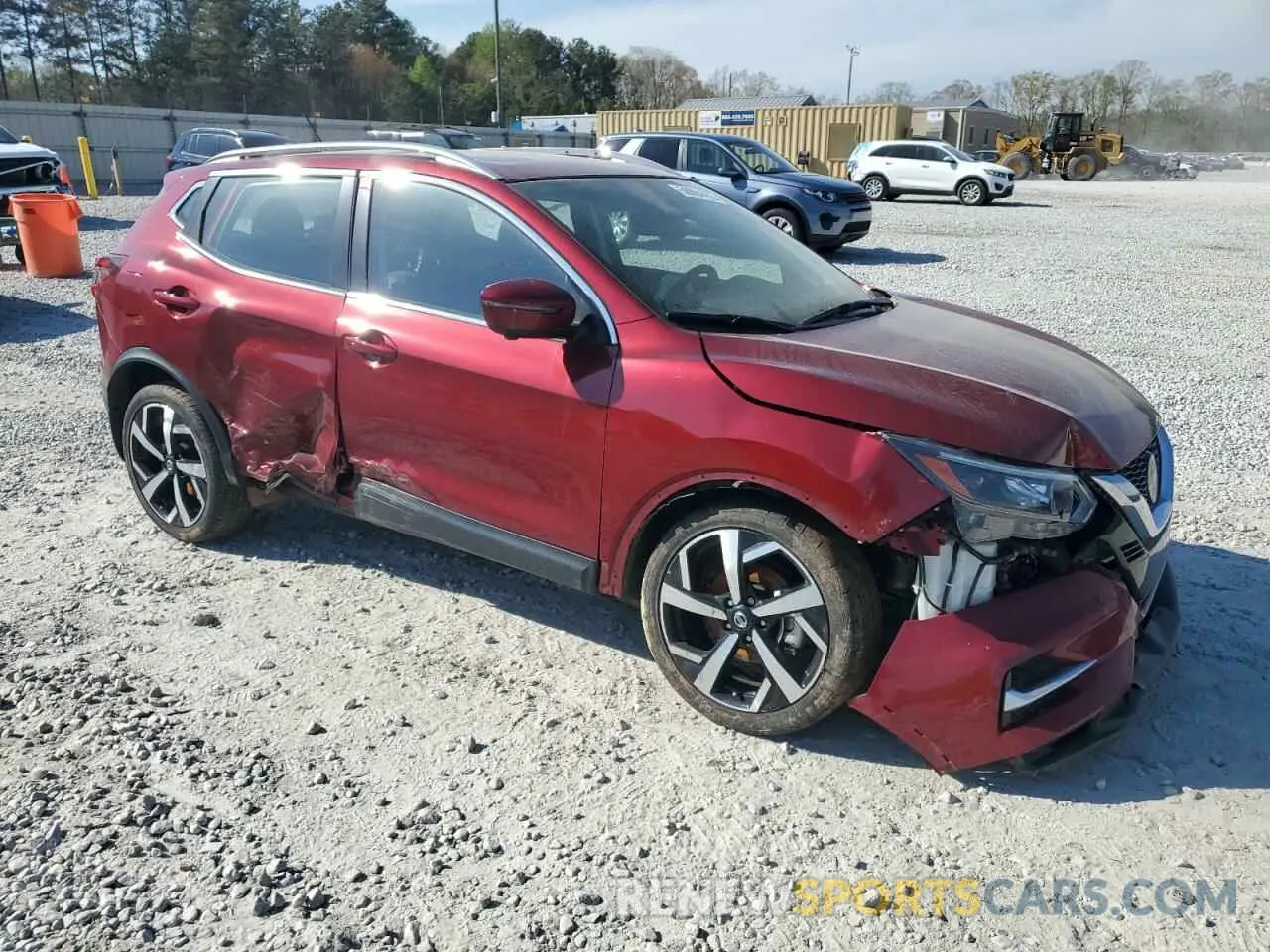 4 Photograph of a damaged car JN1BJ1CV2MW321143 NISSAN ROGUE 2021