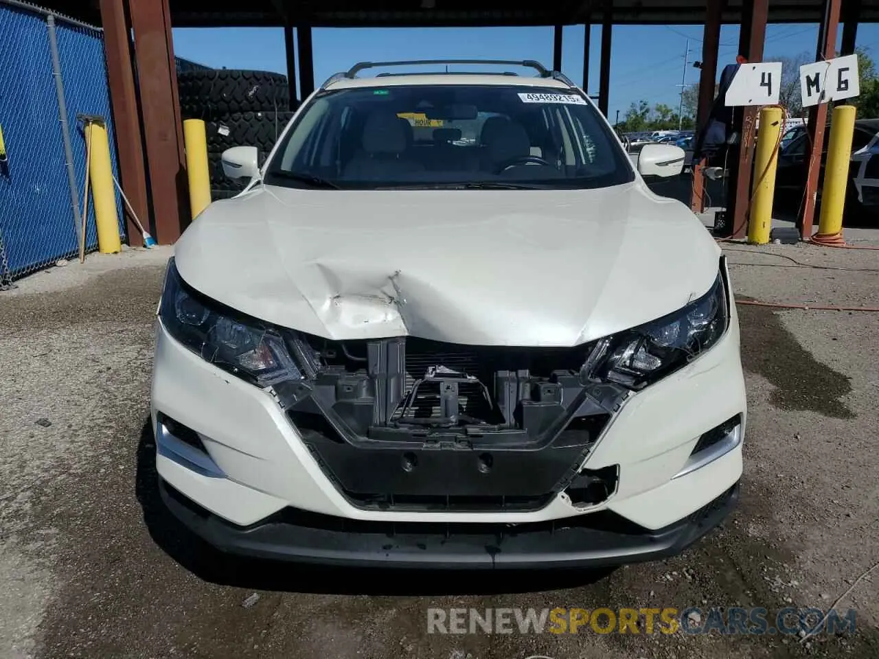 5 Photograph of a damaged car JN1BJ1CV4MW560984 NISSAN ROGUE 2021