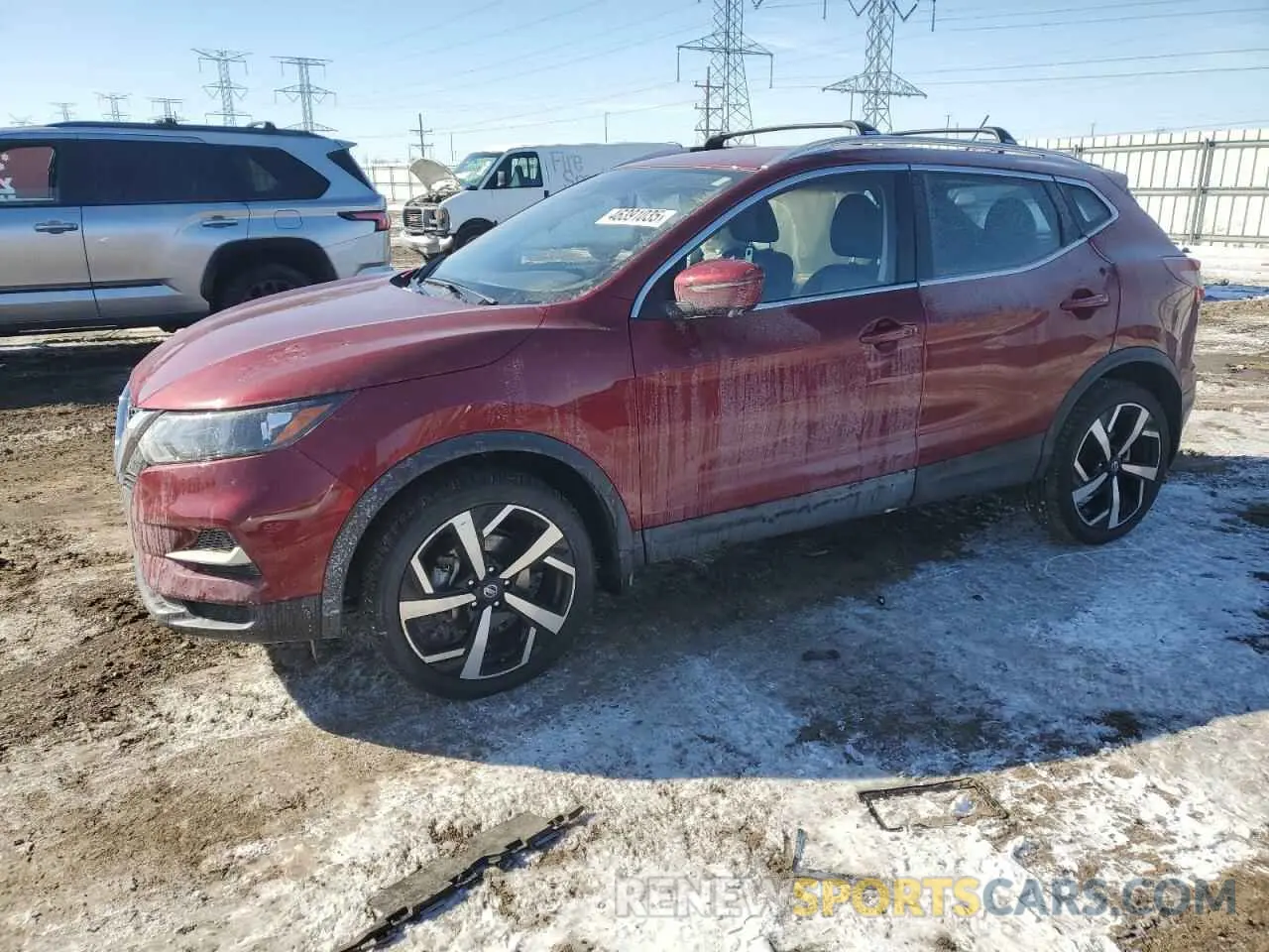 1 Photograph of a damaged car JN1BJ1CW1MW451620 NISSAN ROGUE 2021