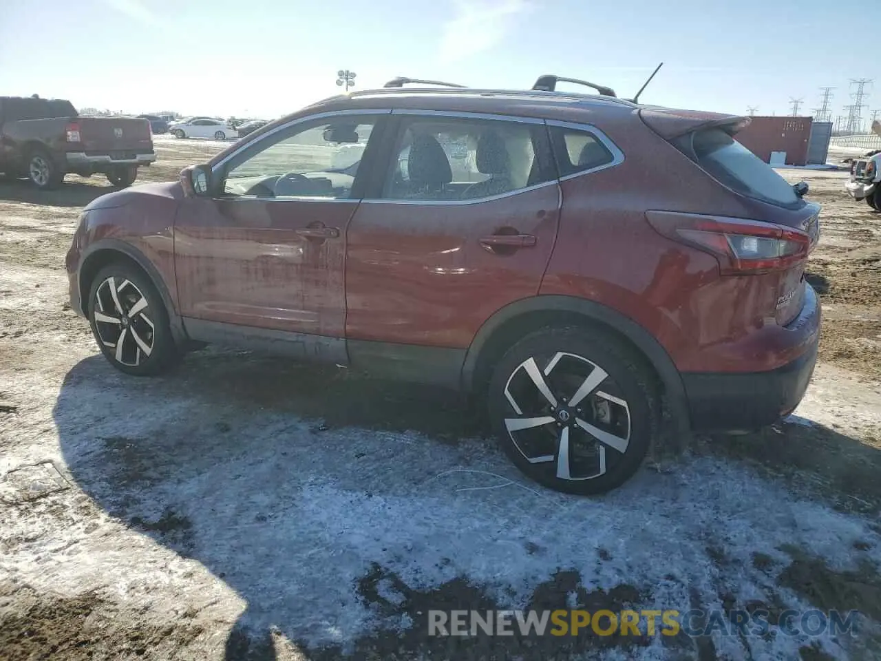 2 Photograph of a damaged car JN1BJ1CW1MW451620 NISSAN ROGUE 2021