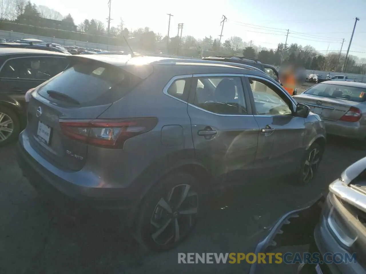 3 Photograph of a damaged car JN1BJ1CW5MW451846 NISSAN ROGUE 2021