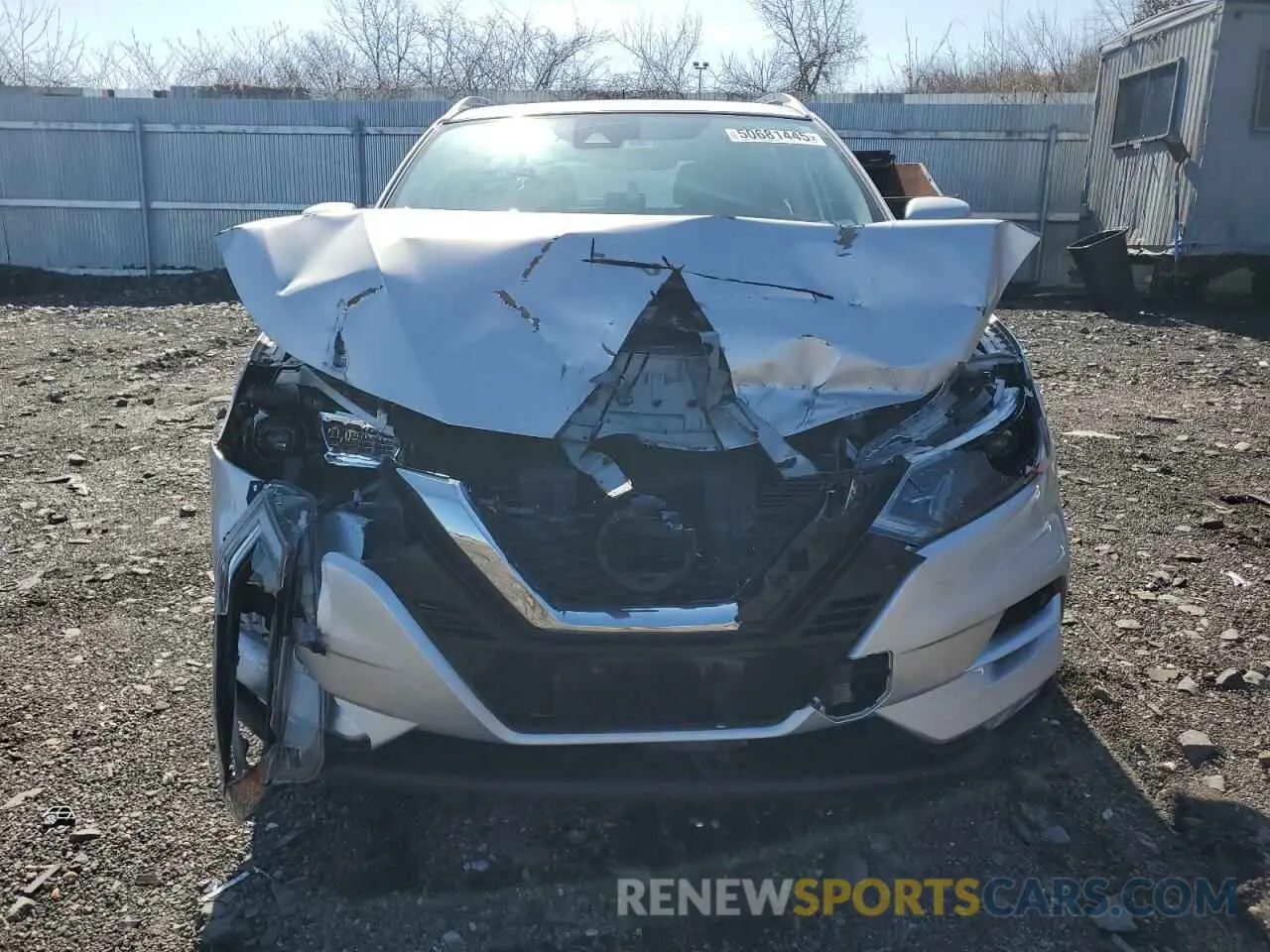 5 Photograph of a damaged car JN1BJ1CW7MW441965 NISSAN ROGUE 2021