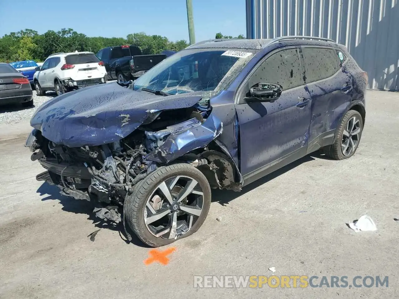 1 Photograph of a damaged car JN1BJ1CWXMW450952 NISSAN ROGUE 2021