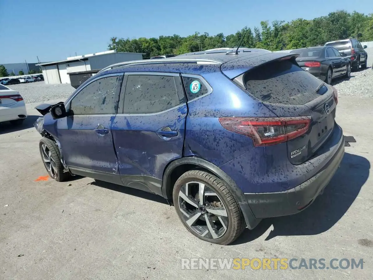 2 Photograph of a damaged car JN1BJ1CWXMW450952 NISSAN ROGUE 2021