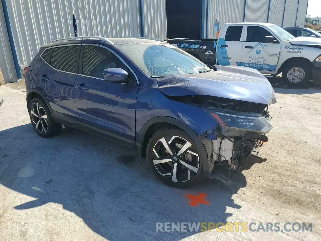 4 Photograph of a damaged car JN1BJ1CWXMW450952 NISSAN ROGUE 2021