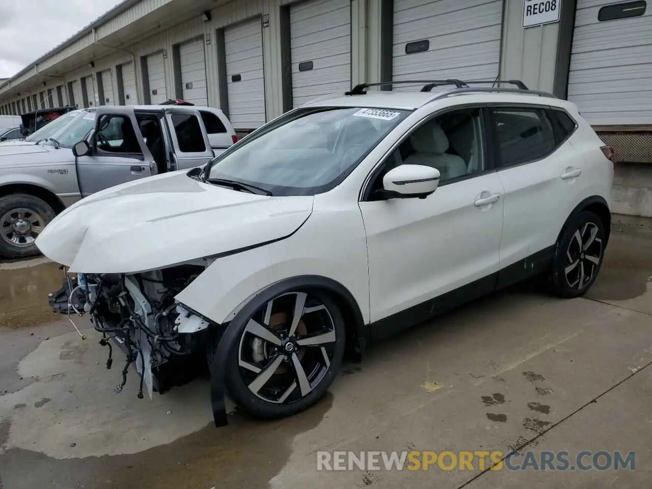 1 Photograph of a damaged car JN1BJ1CWXMW660211 NISSAN ROGUE 2021