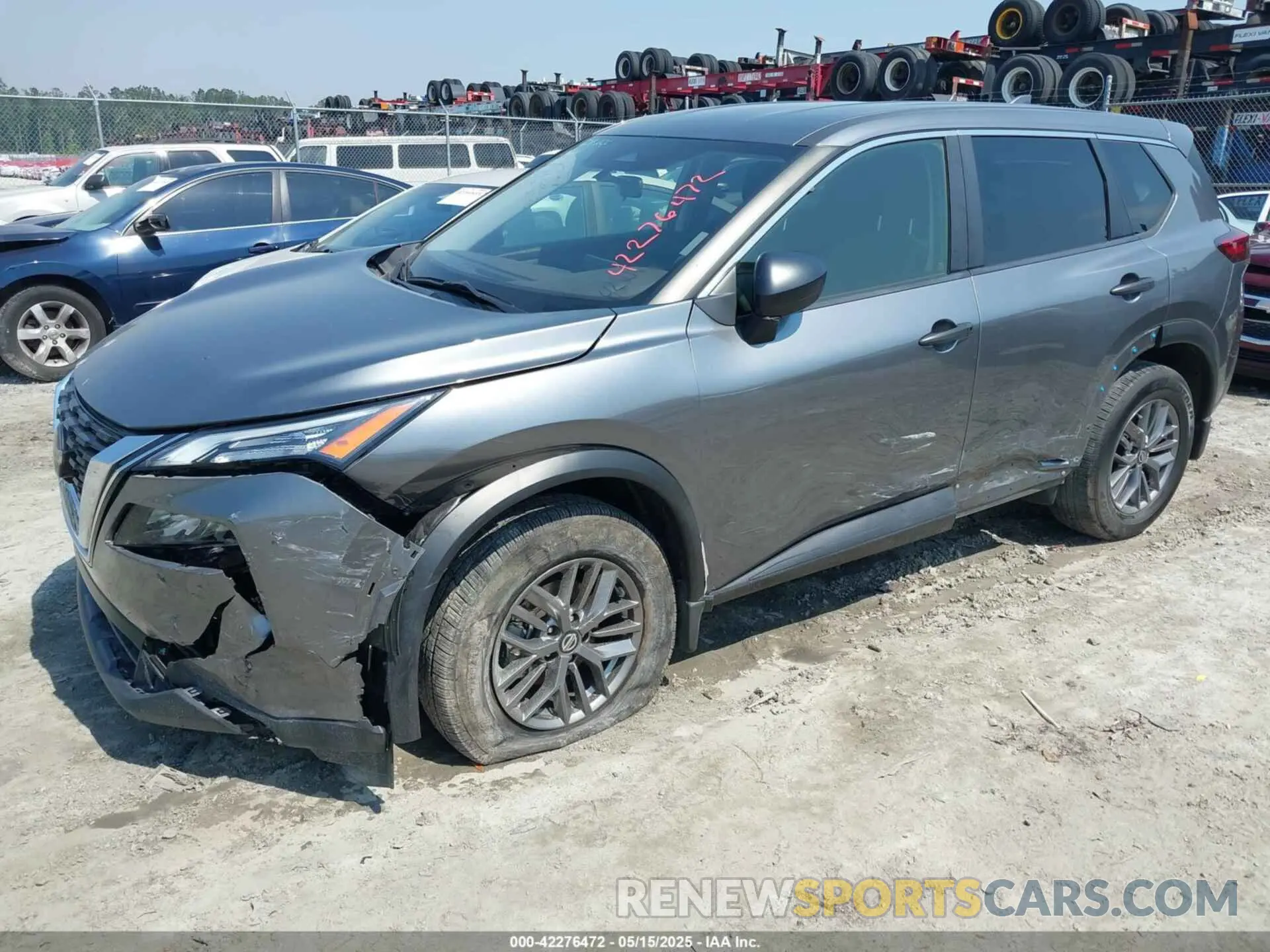 2 Photograph of a damaged car JN8AT3AA0MW003394 NISSAN ROGUE 2021