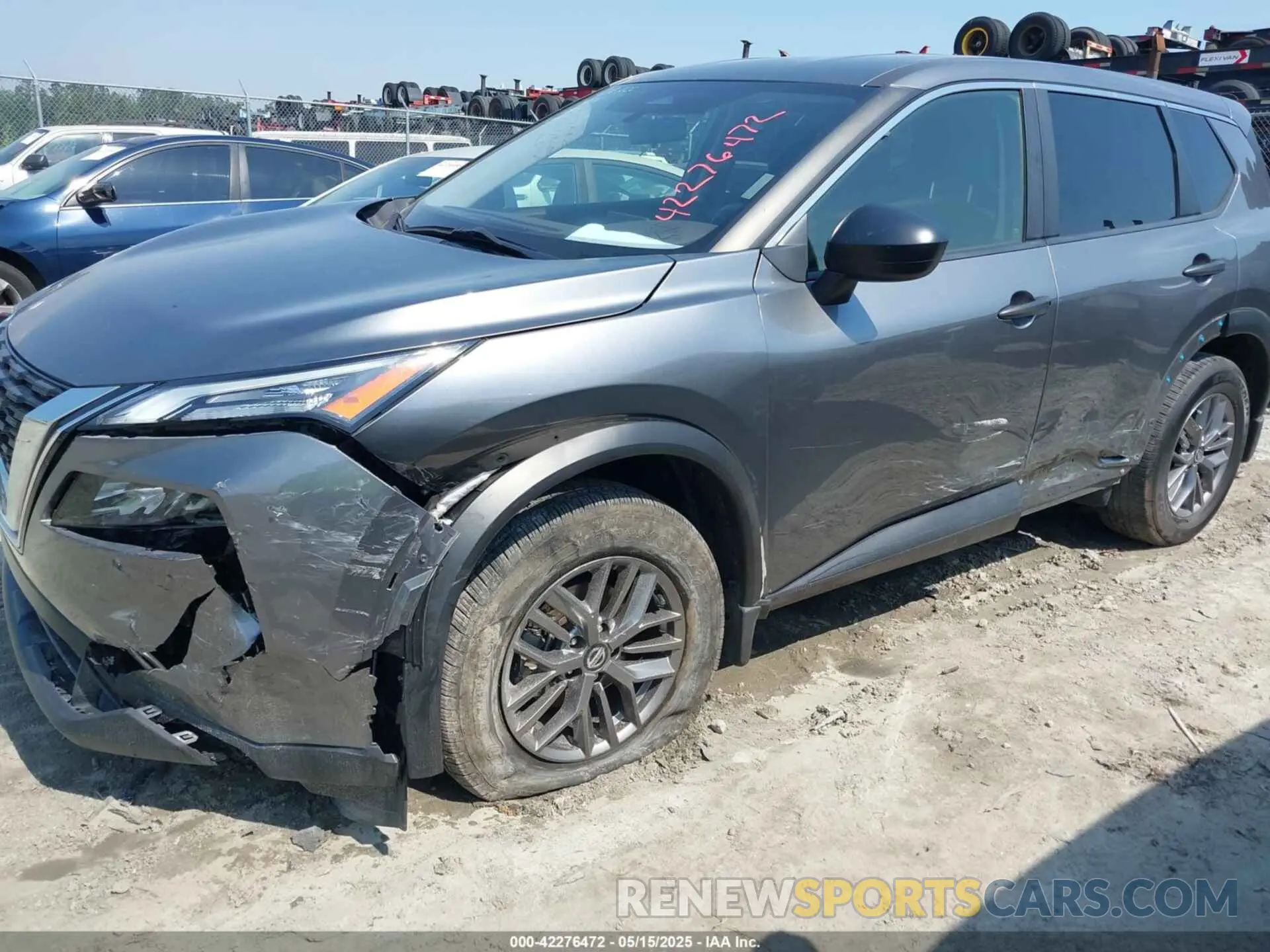 6 Photograph of a damaged car JN8AT3AA0MW003394 NISSAN ROGUE 2021